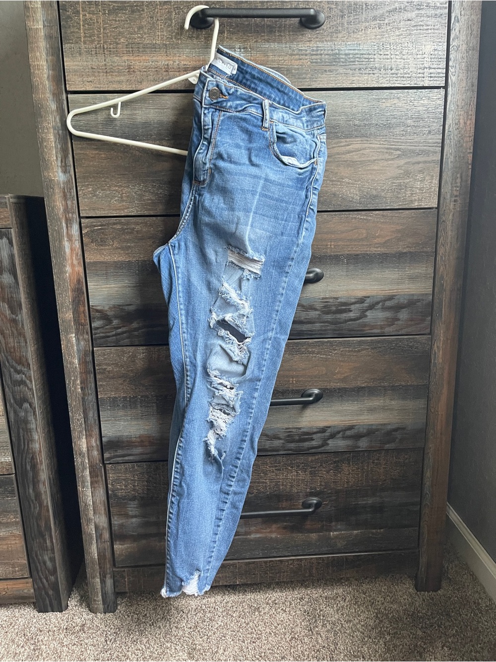 Ms. Cello - Blue Distressed Women's Jeans